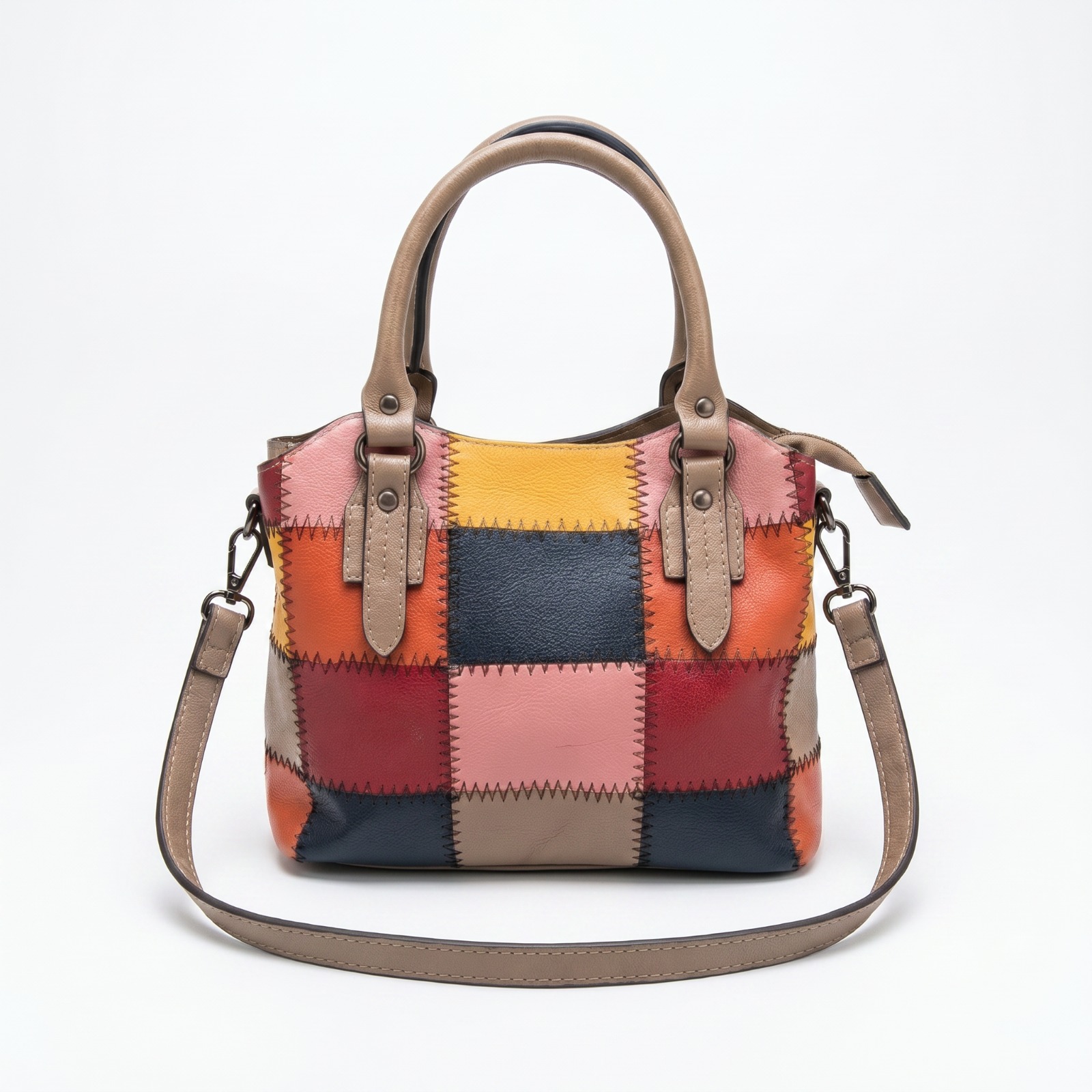 The Mosaic Patchwork Satchel